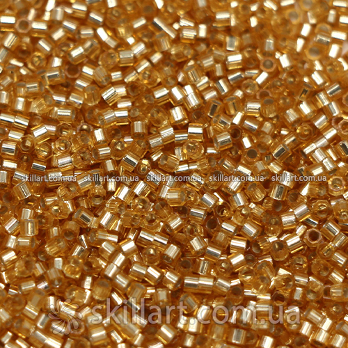 Бисер DBC-42 Miyuki Delica Beads Cut 11/0 (рубка, янтарное золото)